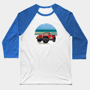 Manatee Max and Southeast Jeeps Baseball T-Shirt